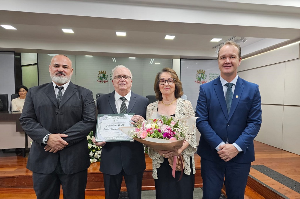 Nelson Locatelli recebe título de cidadão honorário de&nbsp;Chapecó