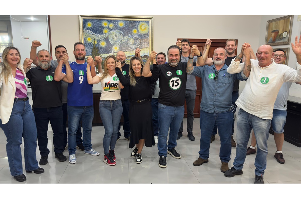 Chapa 1 faz 64,3% e ganha convenção municipal do MDB de&nbsp;Chapecó